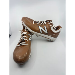 New Balance Mens Pl4040l5 Brown Baseball Cleats Size 13 Lightly worn Molded